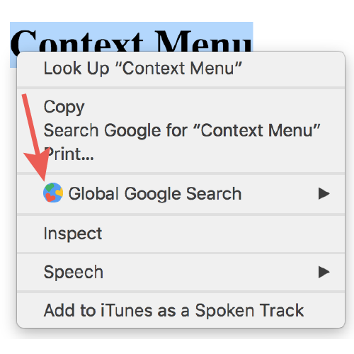 Context Menu Icon